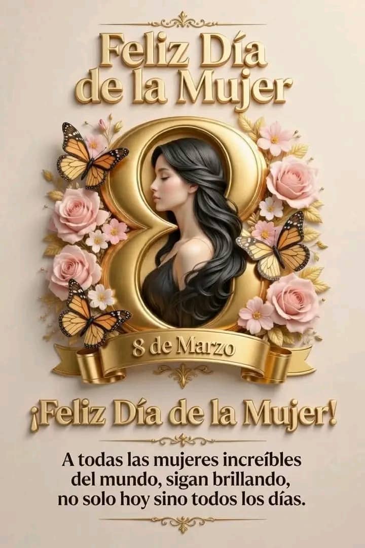 Hoy celebramos la fuerza, la pasión y la luz de todas las mujeres.  
Gracias por inspirar, por luchar y por transformar el mundo cada día.  
¡Feliz Día de la Mujer! 💜🌍  
<a href="/AlexisLorente74/">Alexis Lorente Jiménez</a> 
<a href="/DeivyPrezMartn1/">Deivy Pérez Martín</a> 
<a href="/JL_MarceloP/">Dr. Juan Luis Marcelo Penton</a> 
<a href="/Presi_FEU_UCMSS/">Presi_FEU UCM_ss</a> 
#SanctiSpíritusEnMarcha