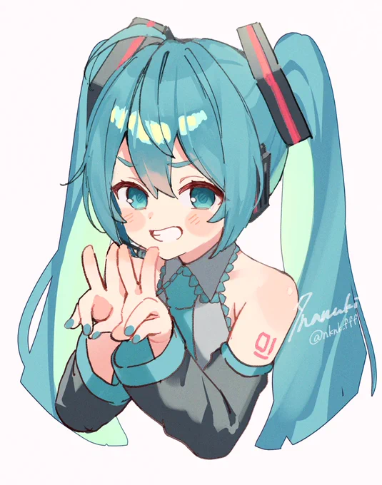 ぴすぴす #初音ミク
