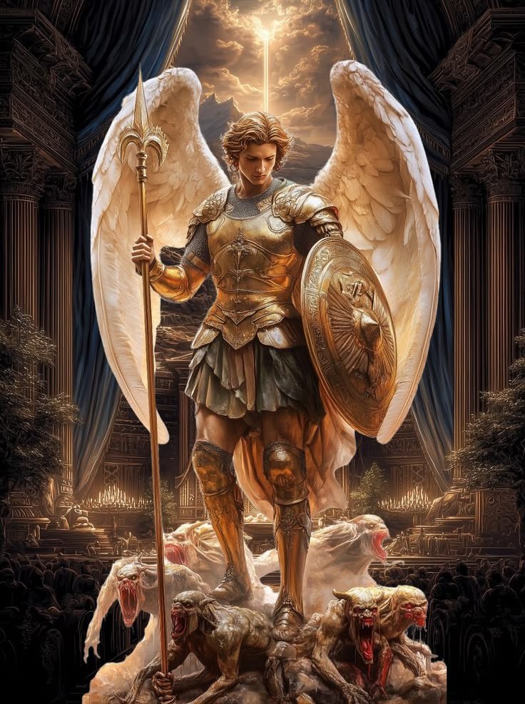 Saint Michael the Archangel defend us in battle!