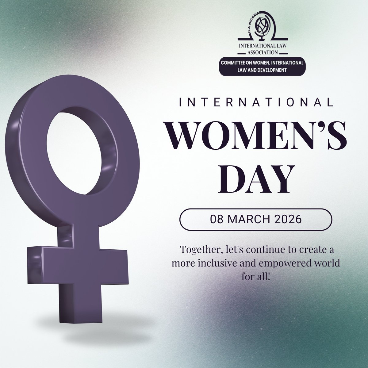 weildcmte_ilang's tweet photo. The #InternationalWomensDay 2026 theme is #GiveToGain. 🌍

We remain committed to giving our time, platform, and resources to ensure women’s voices are heard, amplified, and strengthened.

What will you Give to Gain gender equality? 💜

#IWD2026 #GiveToGain #CWEILD https://t.co/7Dp5Zeg5Xk