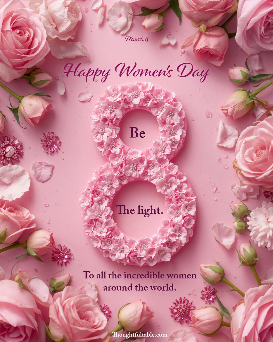 MargaretAntony5's tweet photo. Happy Women's Day 🩷 https://t.co/eQtZpAtQUF