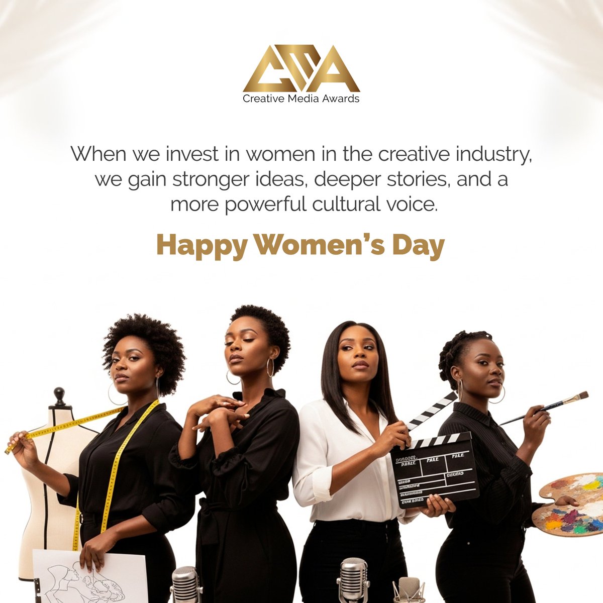 This International Women’s Day, the Creative Media Awards celebrates how we give to gain by supporting the women shaping Zambia’s creative future. 

#InternationalWomensDay #CreativeMediaAwards