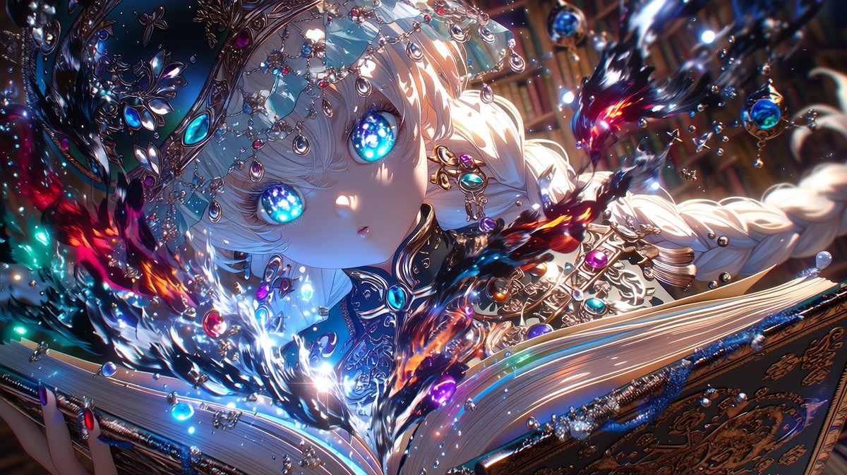 MytiMuffyn's tweet photo. Ancient page, arcane blaze โ I turn the key to hidden ways.
Flames arise, magic flies โ whole worlds wake before my eyes.
ๅคใๆธใ้ญๆณใฎ็ฏ โ ใใผใธใใใใใฐ้ใ้ใใ
็ใใใใๅ
ๅบใใ โ ไธ็ใใใฃใจ็ฎใ่ฆใพใใ
#AIart #AIใคใฉในใ #FantasyMage #MagicLibrary #ArcaneMagic https://t.co/8b0zNtMp7q