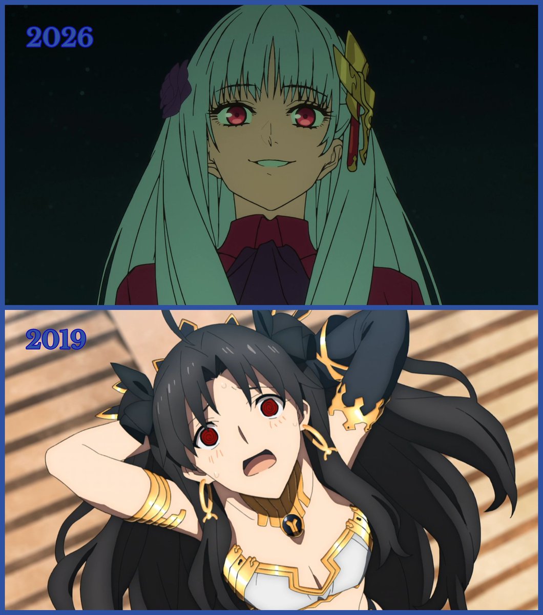myanimelist's tweet photo. Seeing Ishtar in a different universe is kind of weird, isn't it? 😅 

Source: https://t.co/noSYKl6Bzo https://t.co/N4mx7PPzm2