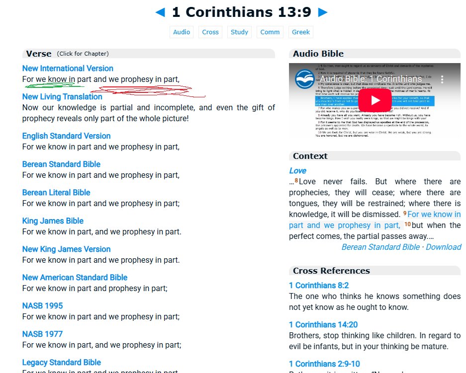 KingdomRising1's tweet image. Cancelled my Sunday teaching today-but I will have a few things from mid-week Bible study to meditate on 

When I said it is impossible to know future events,I wasn't possibly suggesting it is unknowable,rather,it belongs to God in #foreknowledge [Deuteronomy 29:29; 1 Cor 13:9]