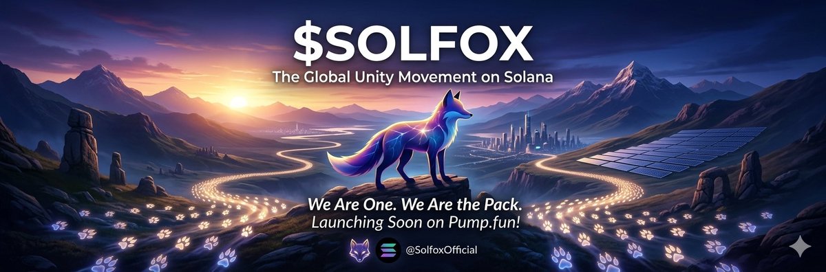 SolfoxOfficial's tweet photo. 🦊 THE $SOLFOX AWAKENING 💎
The hunt begins on #Solana. No games, just growth. 🌍🚀
🔥 The Truth:
✅ 100% Community
✅ Launch on https://t.co/e9S4mYKJb3
✅ Zero Team Allocation
⏳ 8 DAYS LEFT. Are you in the pack? 🦊📈
#SOLFOX #SolanaGems #MemeCoin #Launch8Days https://t.co/dMzhrTZBJV