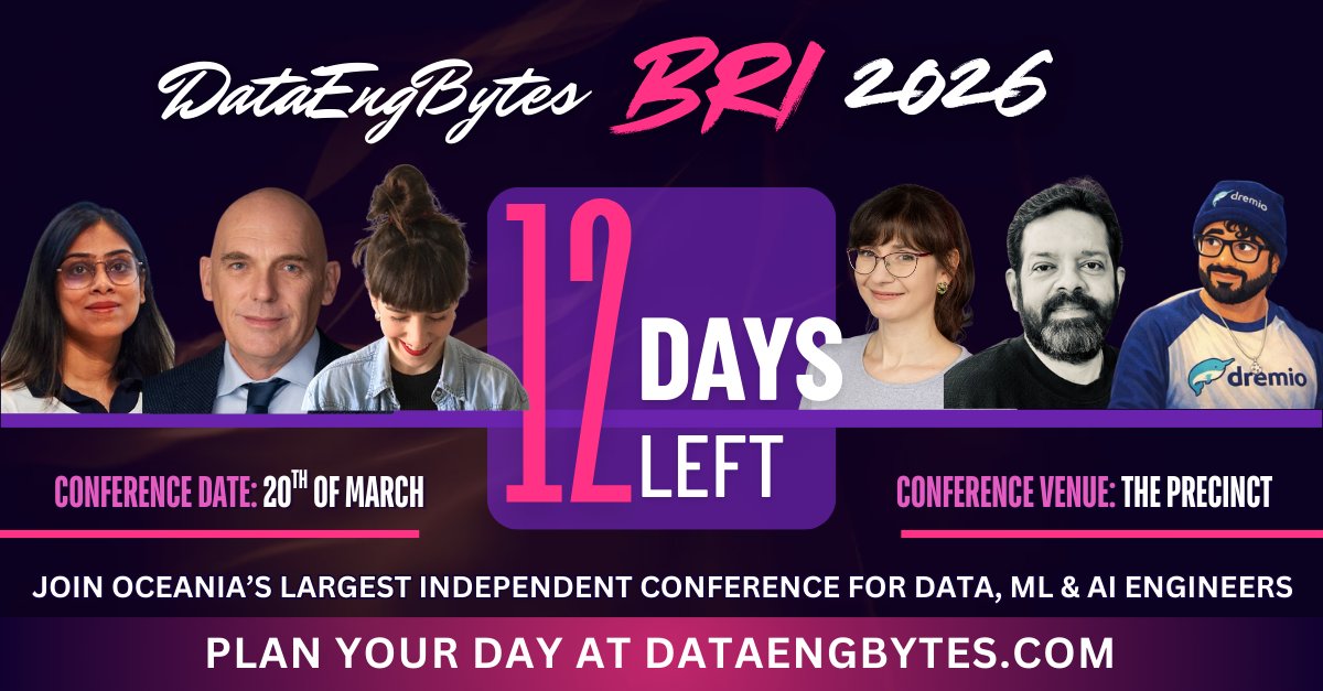 DataEngBytes Conferences tweet media