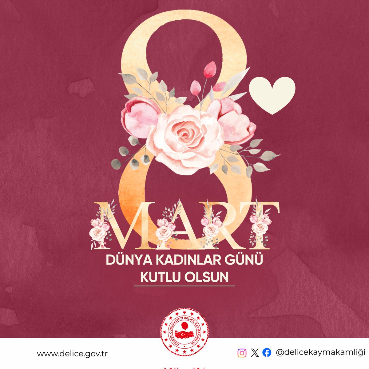 🌸8 Mart Dünya Kadınlar Günü Kutlu Olsun.