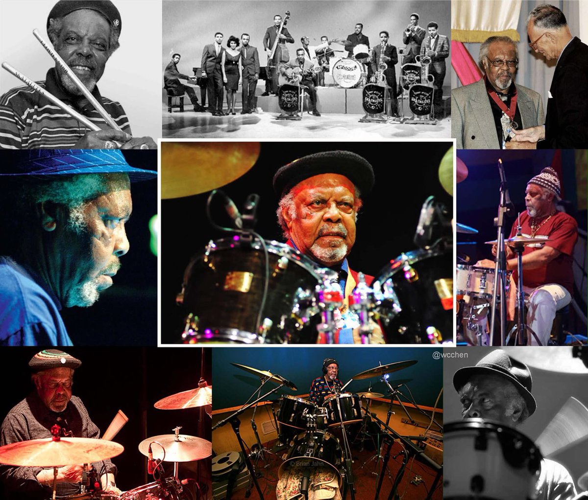 wcchen's tweet image. Lloyd Knibb (8 Mar 1931 – 12 May 2011) Legendary #Jamaican drummer, percussionist, born 95 years ago today, in #Kingston. Played with The Skatalites. Considered 'the greatest ska drummer'; seminal influence on musicians, music that came after. #Ska #Rocksteady #Reggae #Jamaica