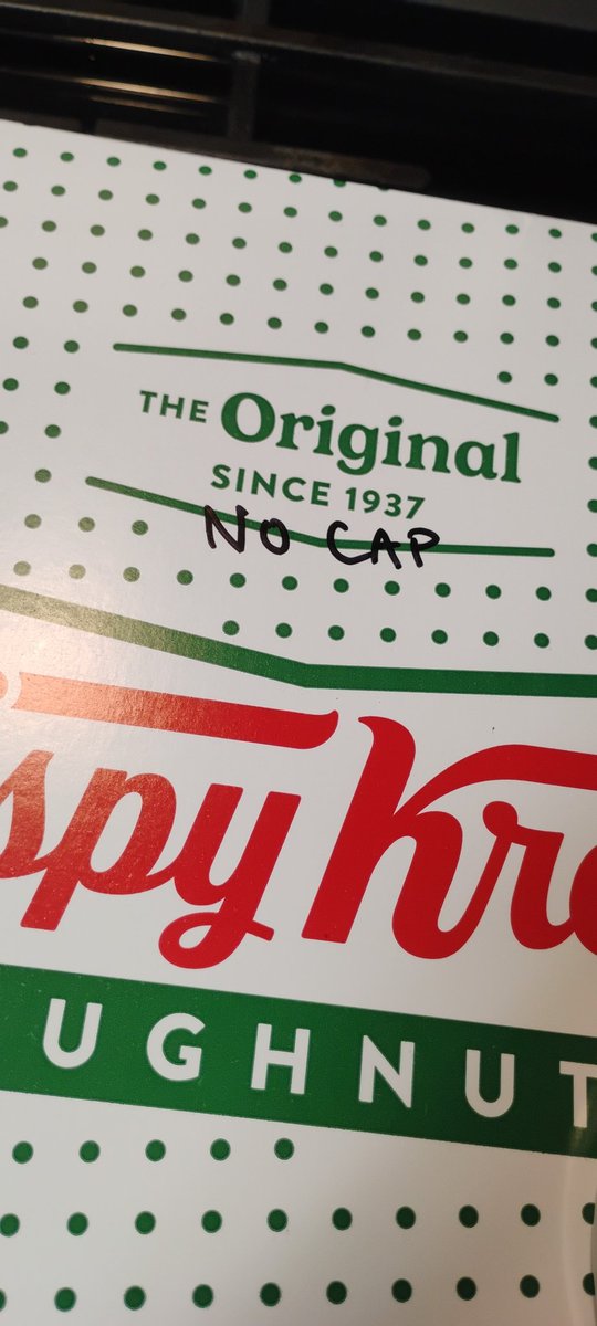 BloodyJoni's tweet photo. #krispykreme make this your new slogan https://t.co/dceQlT3Llm