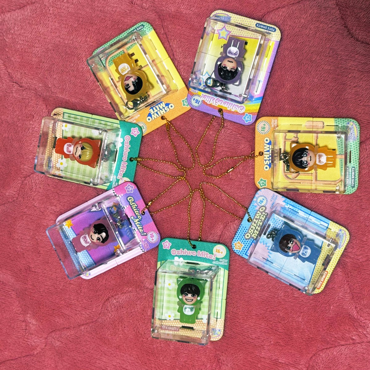 パッケージケースにめじるしチャーム7人入れてみた🥰 #なにわ男子