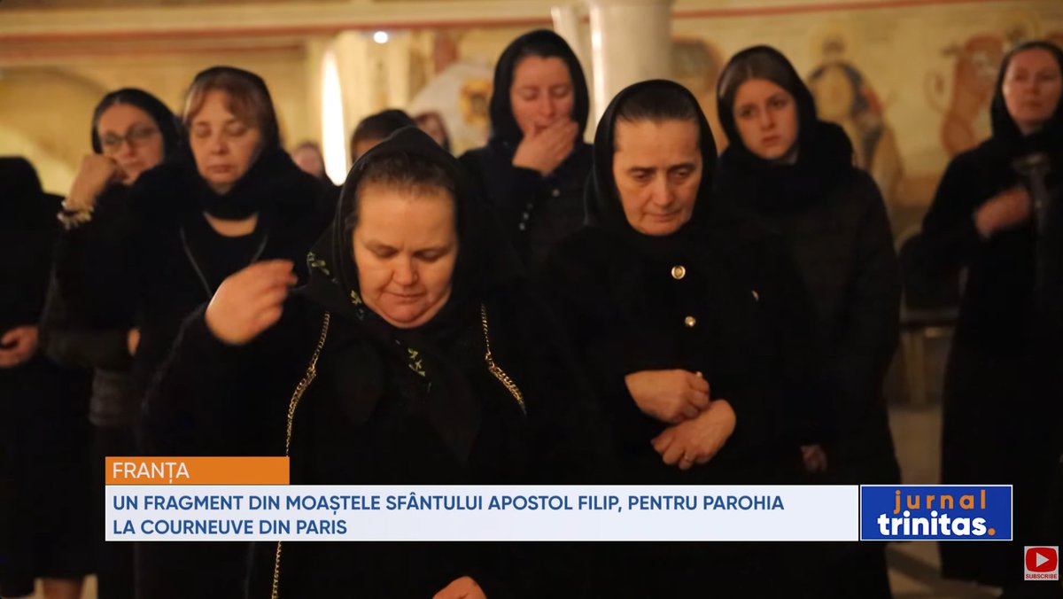 ROArchUK's tweet photo. 🇷🇴 Înaltpreasfințitul Părinte Atanasie a dăruit un fragment din moaștele Sfântului Apostol Filip Parohiei din La Courneuve – Paris
🔗 https://t.co/P6GvTAKgK8
#roarch #roarchatanasie #paris #moaste #TrinitasTV https://t.co/OQHYlvMzL0