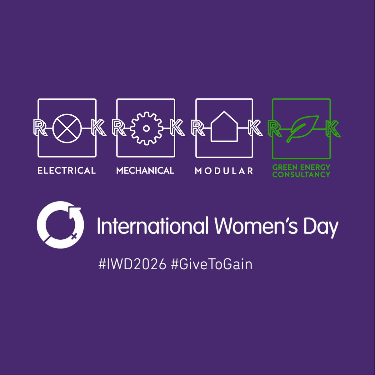 rkelec_'s tweet photo. Happy International Women's Day!

Today we're celebrating the women of RK and taking a moment to thank them all for their continued hard work and dedication to this team. Without you, we wouldn't be able to do what we do.

💜💚🤍 https://t.co/zWUQOnNRDy