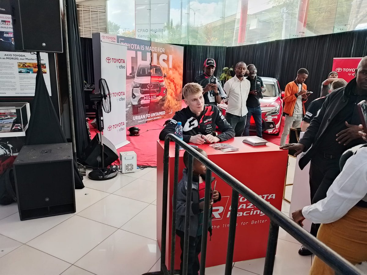 CinemaRoast's tweet image. #CFAOMobilityDrivesKenya #MadeForThis
Big news for Kenyan motorsport! @ToyotaCFAOKE has committed KES 48.5M to the 2026 WRC Safari Rally  and it's not just about the race. They're building rally schools, donating cars, and creating real pathways for young drivers as young as 12.