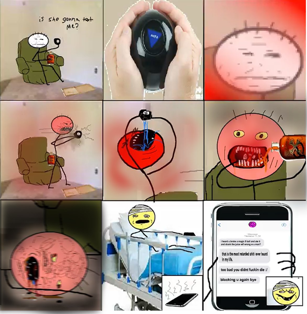 abusive clown stroking his shit (@abusivehis91373) on Twitter photo 