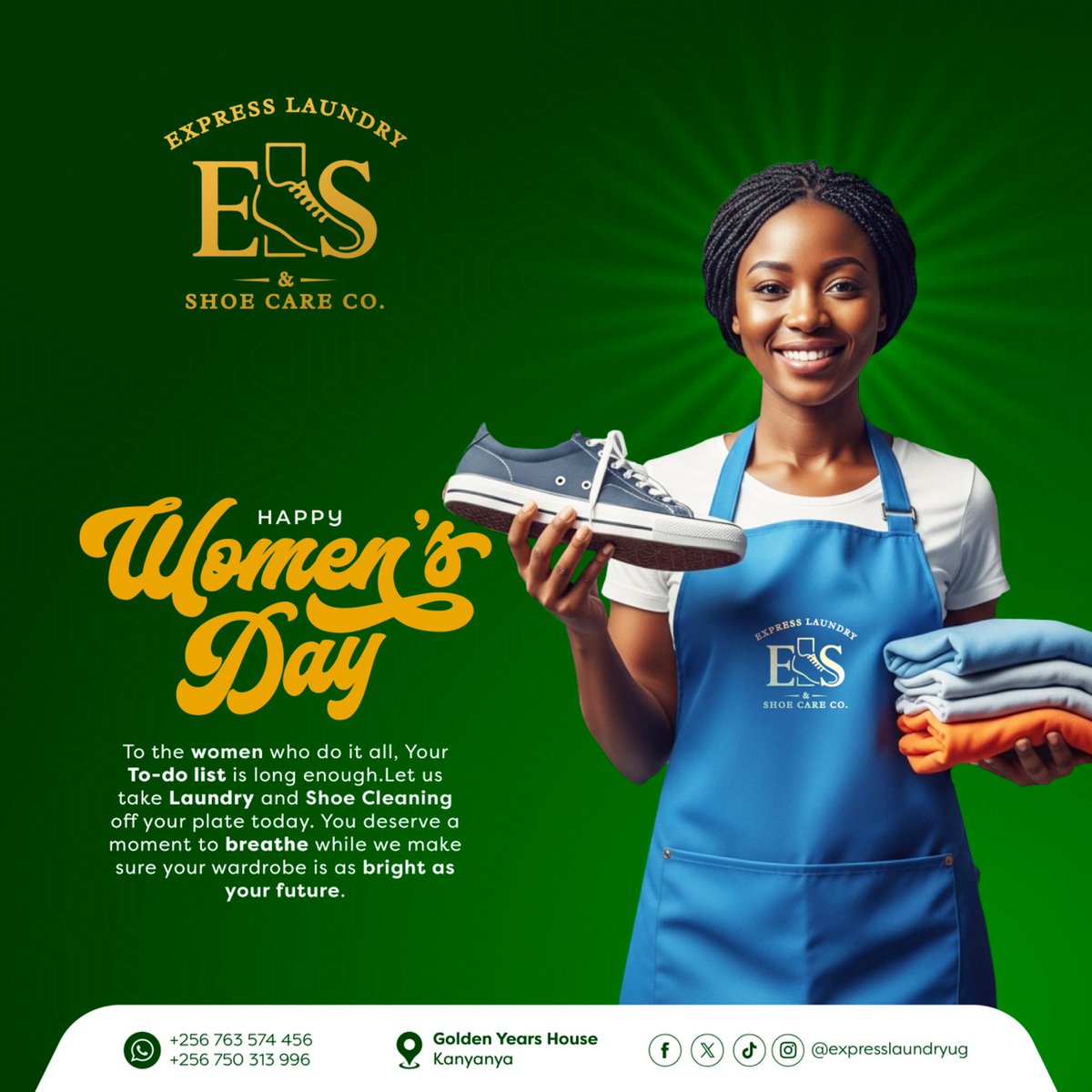 ExpressShoecare's tweet photo. Strong. Beautiful. Resilient. Today we celebrate every woman. Happy Women’s Day

#laundry #shoecare #WomensDay https://t.co/Vk62Z8rITj