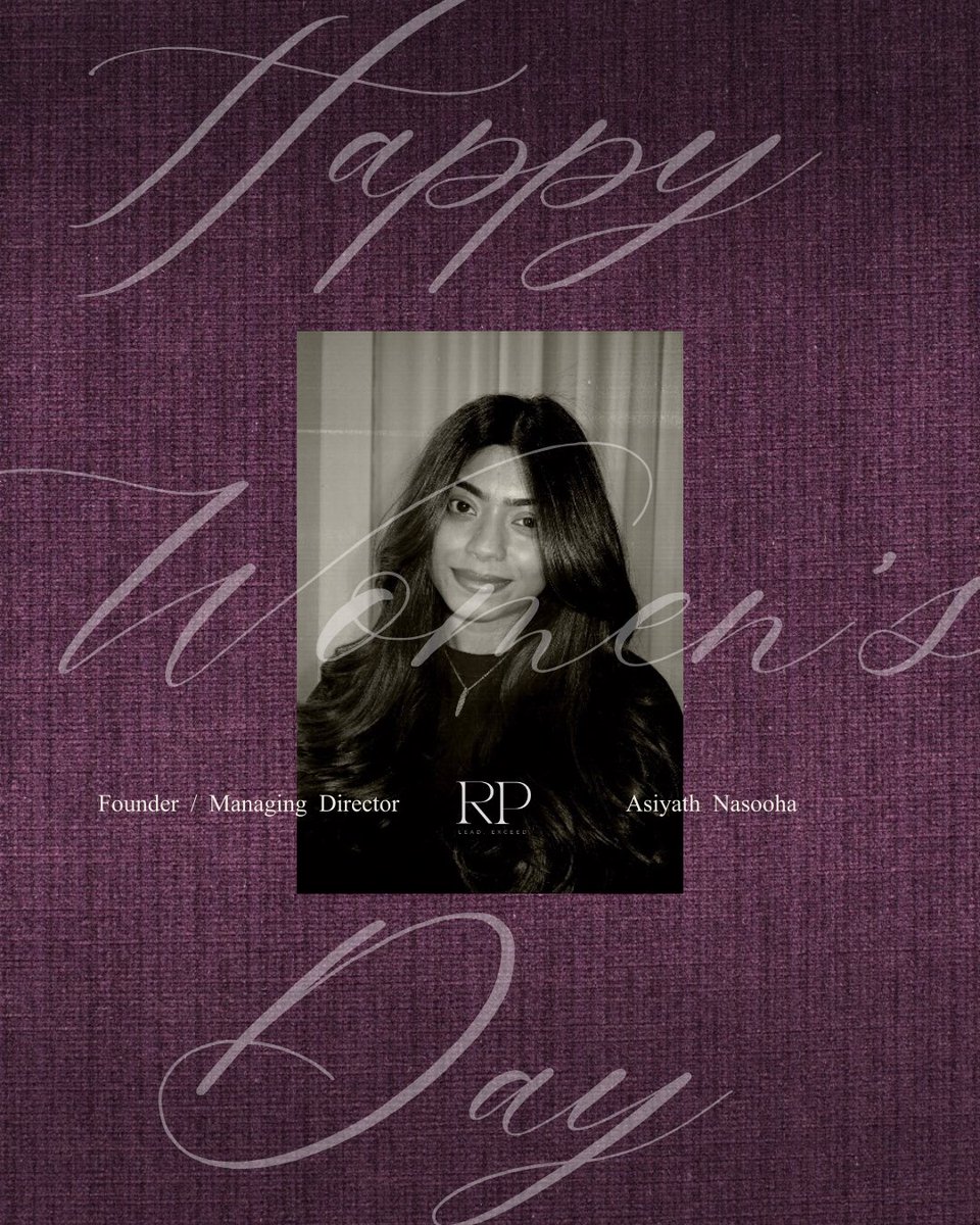 Role_Plus's tweet photo. Celebrating our heart and founder, Nasooha (Nasu). A masterclass in resilience, she turns bold visions into human realities through grit and empathy. She inspires us daily to build better, more human workplaces.
Swipe for her story. #iwd https://t.co/D4BthfrFfk