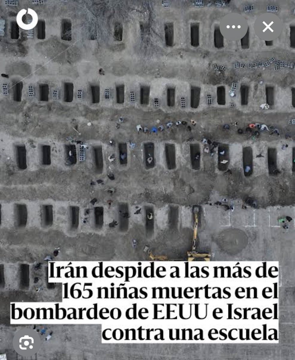 slto22's tweet photo. Matar a + de 165 niñas en Irán y luego decir que es para “liberarlas ” y quitarles el velo es de una hipocresía enorme. A los hombres que dirigen las guerras parece importarles más el dinero y el poder que la vida.  
Este mundo sería mucho mejor si las mujeres tomáramos el mando. https://t.co/qP4owcttkE