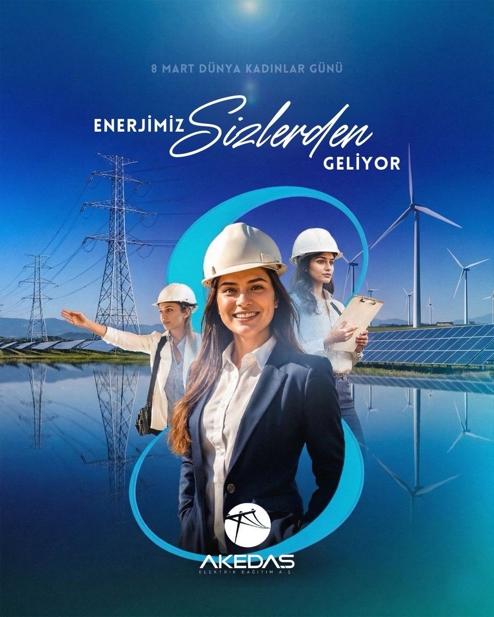 Enerjimiz sizlerden geliyor ⚡️

8 Mart #DünyaKadınlarGünü kutlu olsun

#akedaş #akedaşdağıtım
