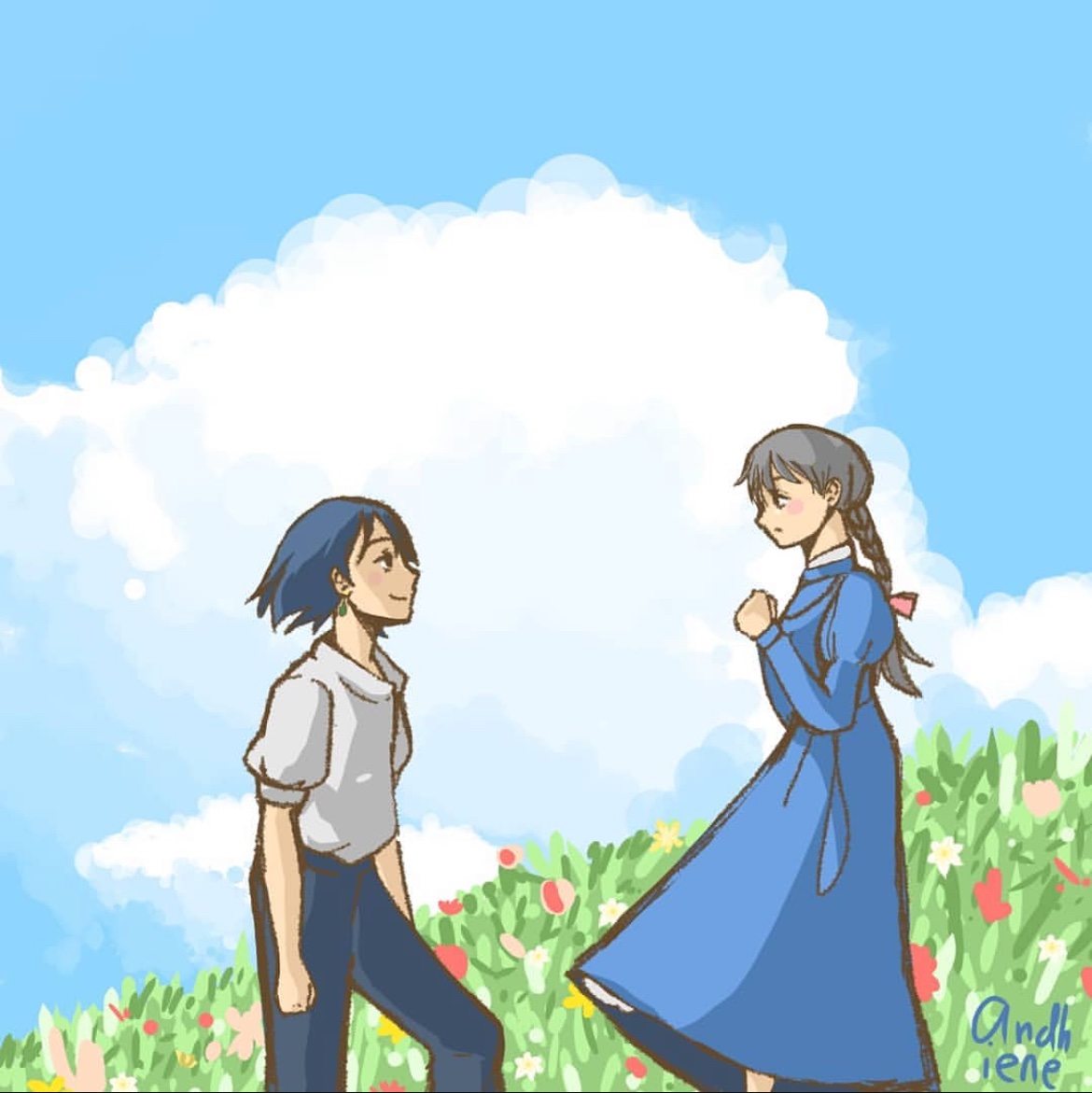 my attempt on #howlsmovingcastle 2026 vs 2021😆