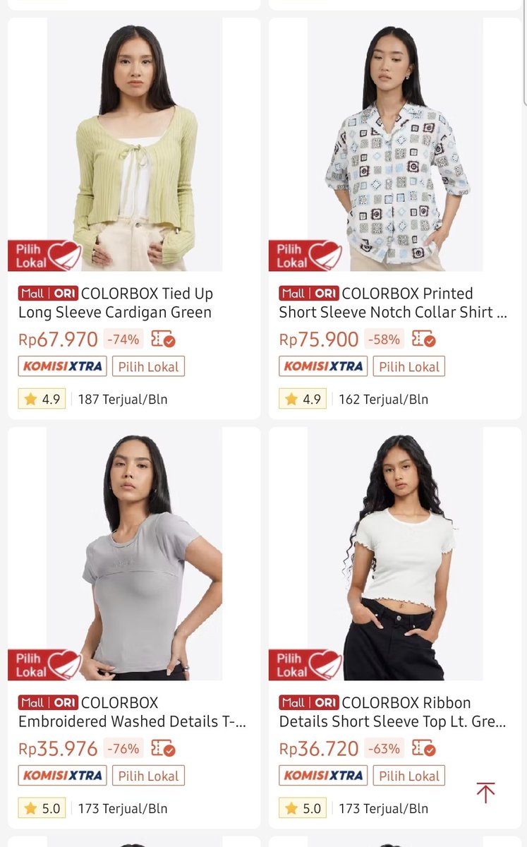 chocobubub's tweet photo. GUYS INI BENERAN YA COLORBOX HARGANYA SEGINI??

Lumayan banget Ga sih diskon up to 76%😭 https://t.co/yf09MjWnTp