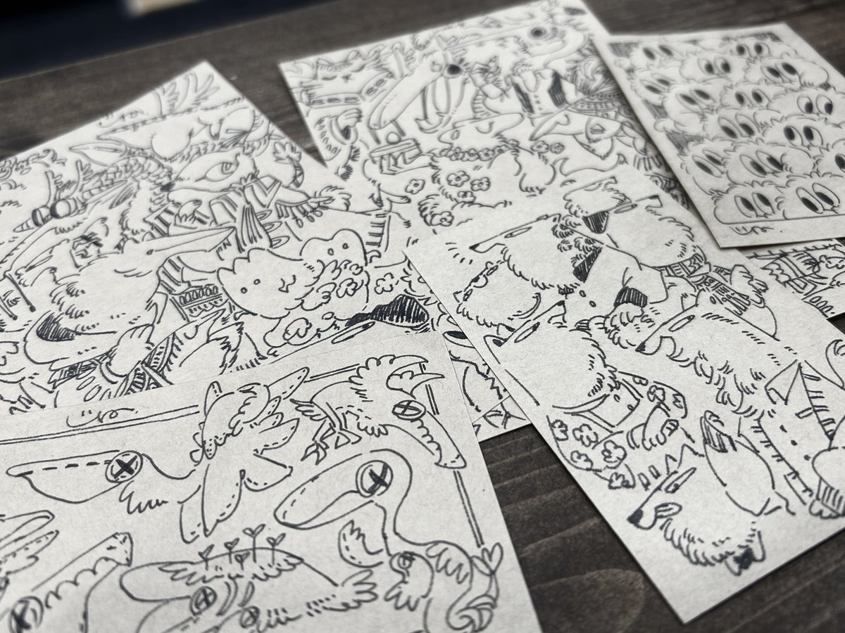 アナログ気分だったので、ブースでは ちまちま描いてましたが。 こんな感じのが入ってる 原画くじをまたやりたい 