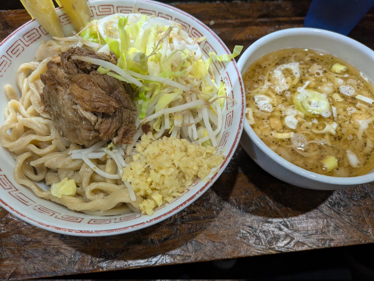 自家製麺まさき　非乳化
塩つけ麺　TPレモン
久々にいけたー！