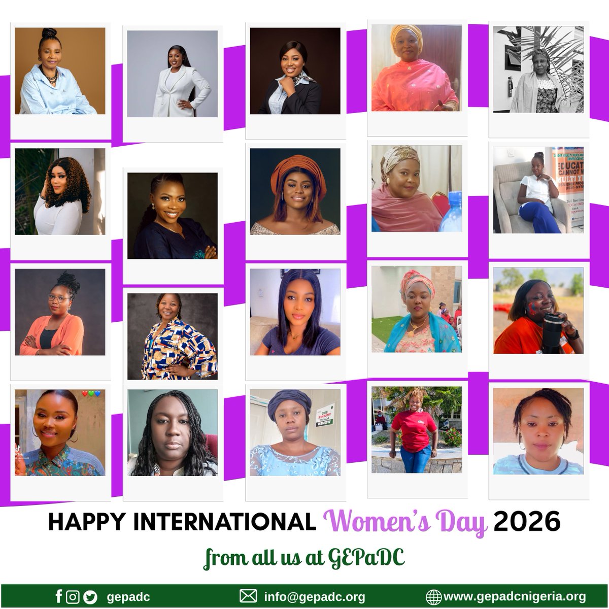 GEPaDC's tweet photo. Today, GEPaDC celebrates the strength, grace, and resilience of women who inspire the world every day.

Happy International Women’s Day!

#CelebratingGEPaDCWomen #InternationalWomensDay #WomenInLeadership #InspireInclusion https://t.co/2TfNGIlFM5