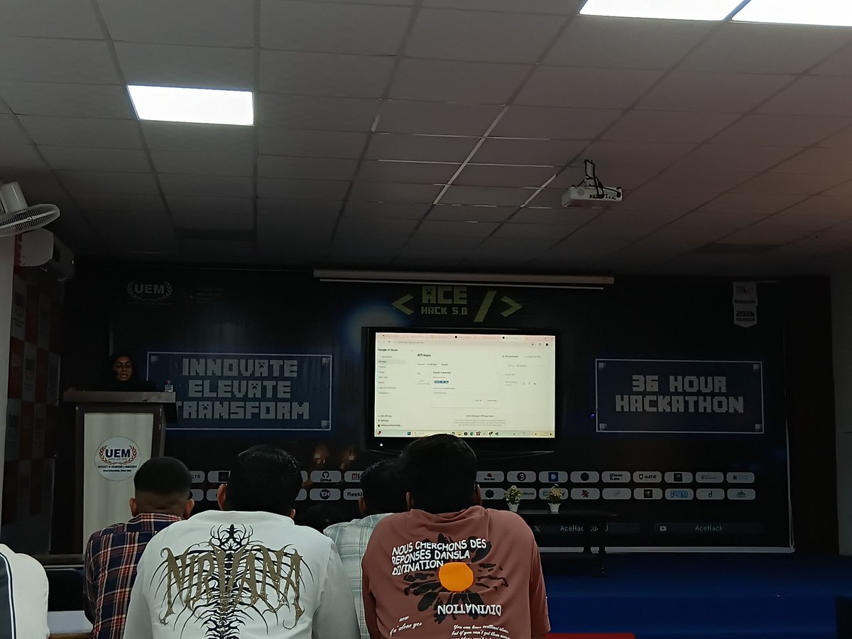 jeet_hemnani's tweet photo. @AceHack_uemj an exciting hackathon bringing together participants across India.
Great mentorship along with insightful sessions on Google AI Studio, Gemini, and GitHub Copilot by @MLHacks
#WebDev #hackathon #Innovation #ai #LearningInPublic
#projects #AceHack https://t.co/ampGQrqft9