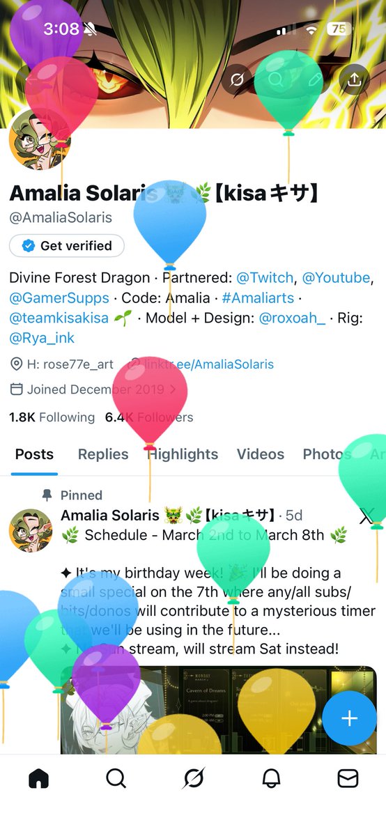 Amalia Solaris 🐲🌿【kisaキサ】 tweet media