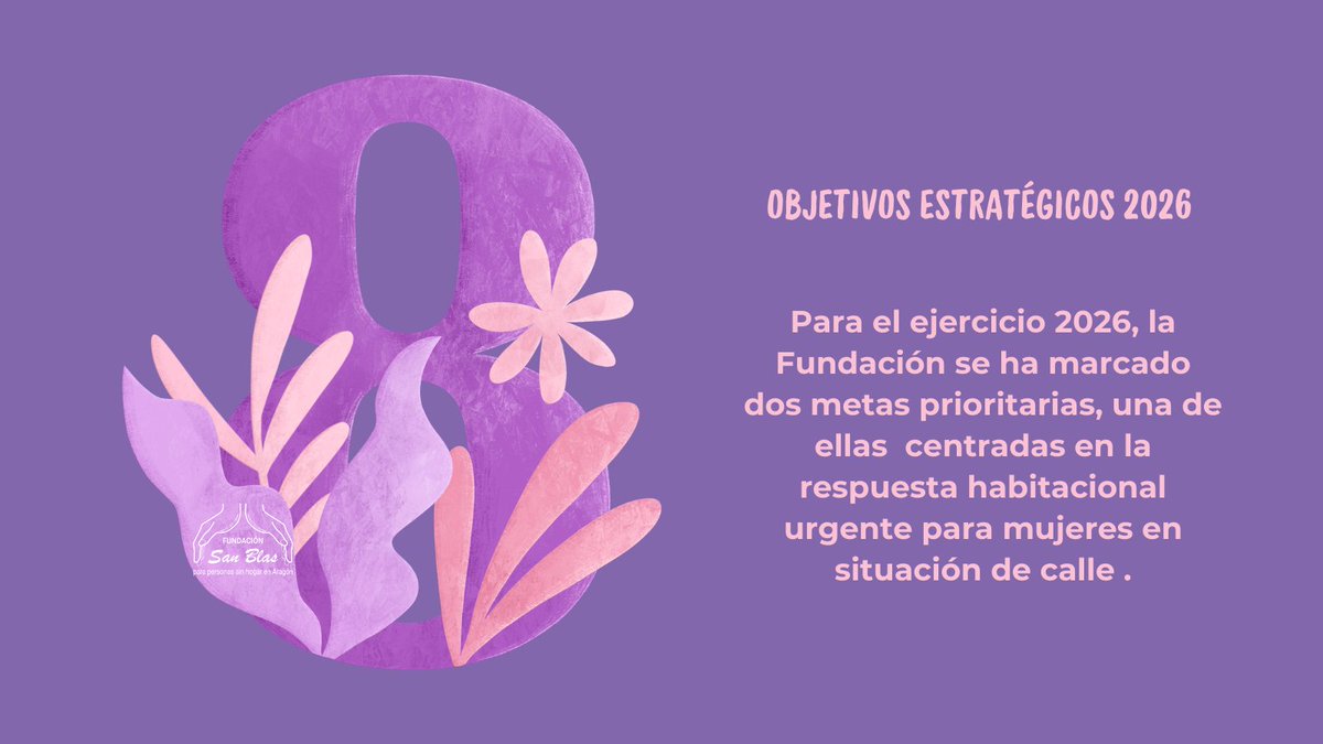FUNDSANBLASZGZ's tweet photo. 8M: Por un futuro donde ninguna mujer se quede atrás. 
En el Día Internacional de la Mujer, en  Fundación San Blas reafirmamos que nuestro compromiso no es solo una declaración, sino una acción constante. 

Ponemos a la mujer en el centro de nuestra labor. https://t.co/ZrT7uzyzn2