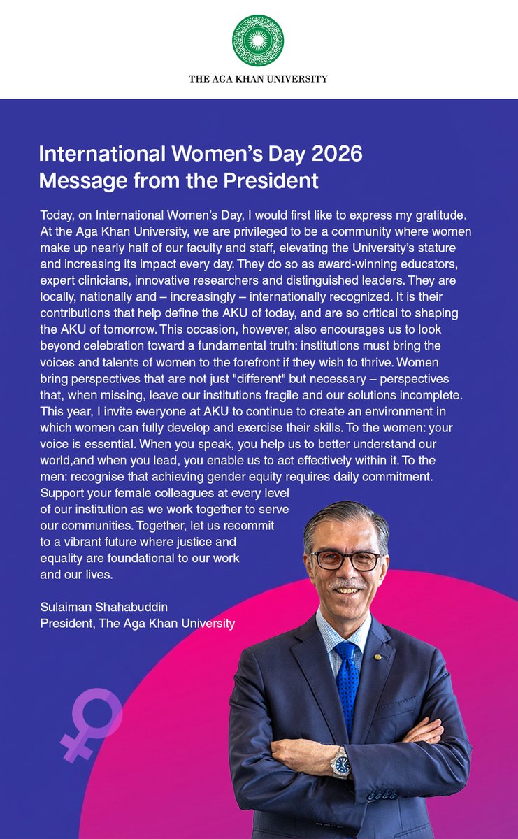 Aga Khan University tweet media