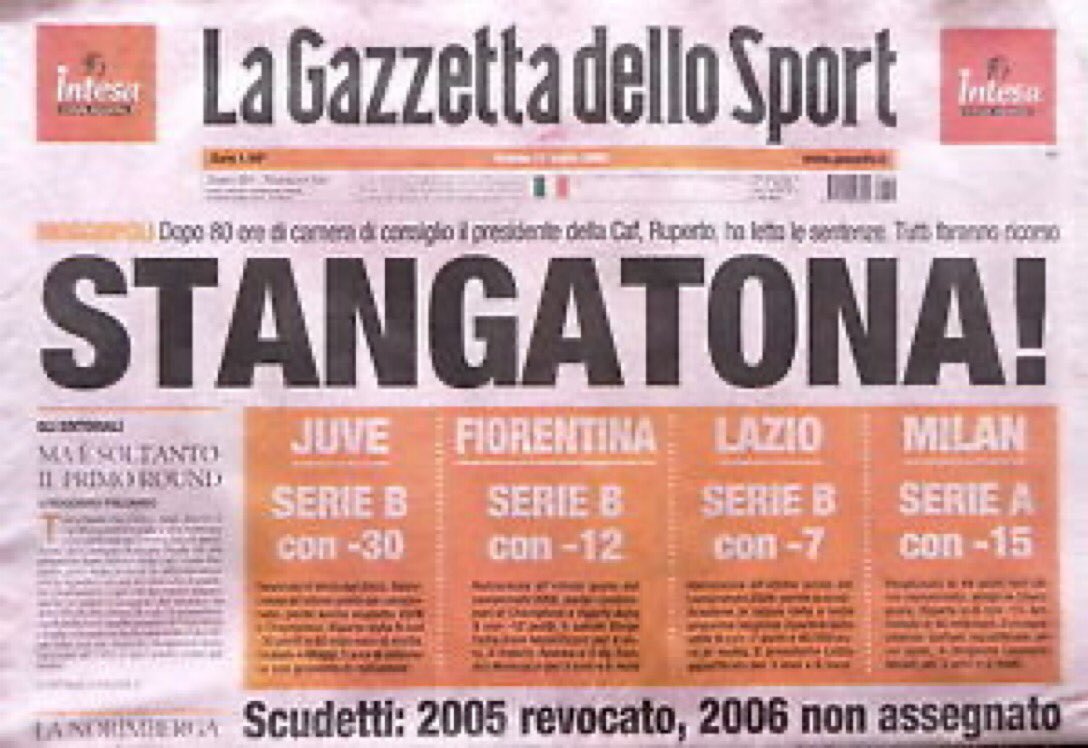 Gasincurva90's tweet photo. @IPrescritti Questa sono 20 anni che è di tendenza #Calciopoli #Rubentus #radiazione https://t.co/cUSlLHNfw7