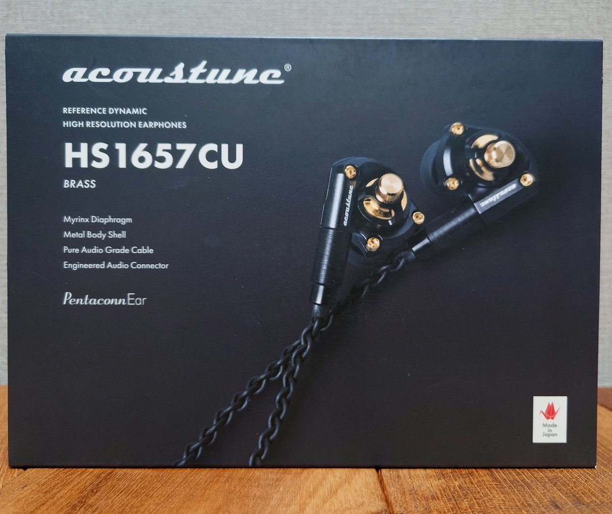 _kobatch_'s tweet photo. 『 HS1657CU 』✨Acoustune✨美品やっと見つけた✌️✨音響チャンバー部にブラス（真鍮）を使用したモデル💡1600世代の造形めっちゃ好き💕 https://t.co/hXPST3xfWh