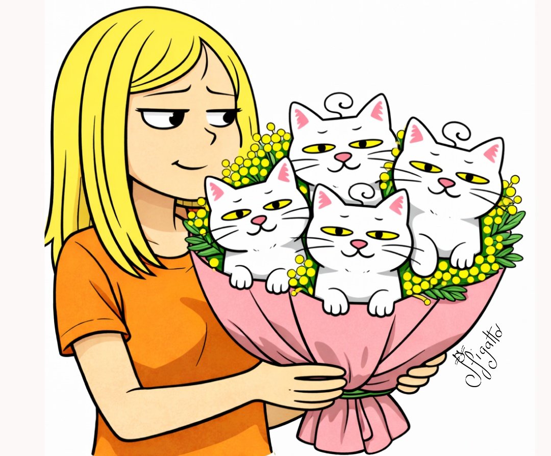 OGNI DONNA MERITA UN GATTO.
TUTTI I GIORNI.
BUONA #festadelladonna ❤️