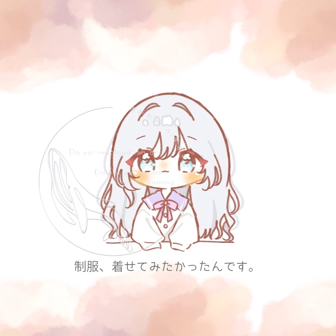 kujirara_ra's tweet photo. サブスク登録いただいてる皆様に
感謝の気持ちとして、
ミニキャラをプレゼントさせていただきました🎁
自分のもちゃっかり描いていただきました🫶
セーラー服、着てみたかったんです…
花汐ここあ(@Flowerlife___ )さま、
可愛いイラストをありがとうございます🌸 https://t.co/9lW2LWdZoG