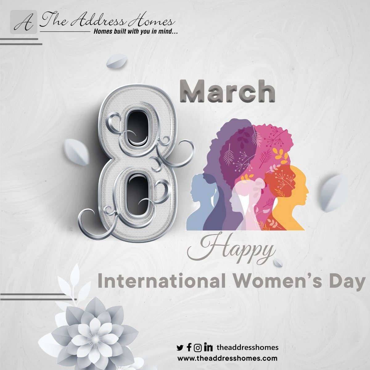 Behind every great structure is a vision of strength, and behind every home is the heart that makes it whole. 🥂
Today, we celebrate the architects of change, the builders of dreams, and the women who define excellence in every space they inhabit. At The Address Homes, we honour