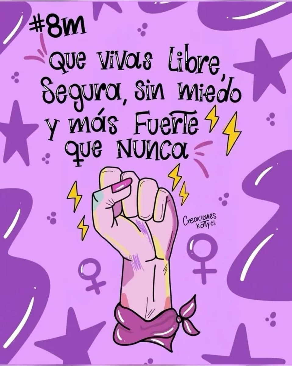Feliz dia para todas las mujeres.💪💪💪♥️♥️