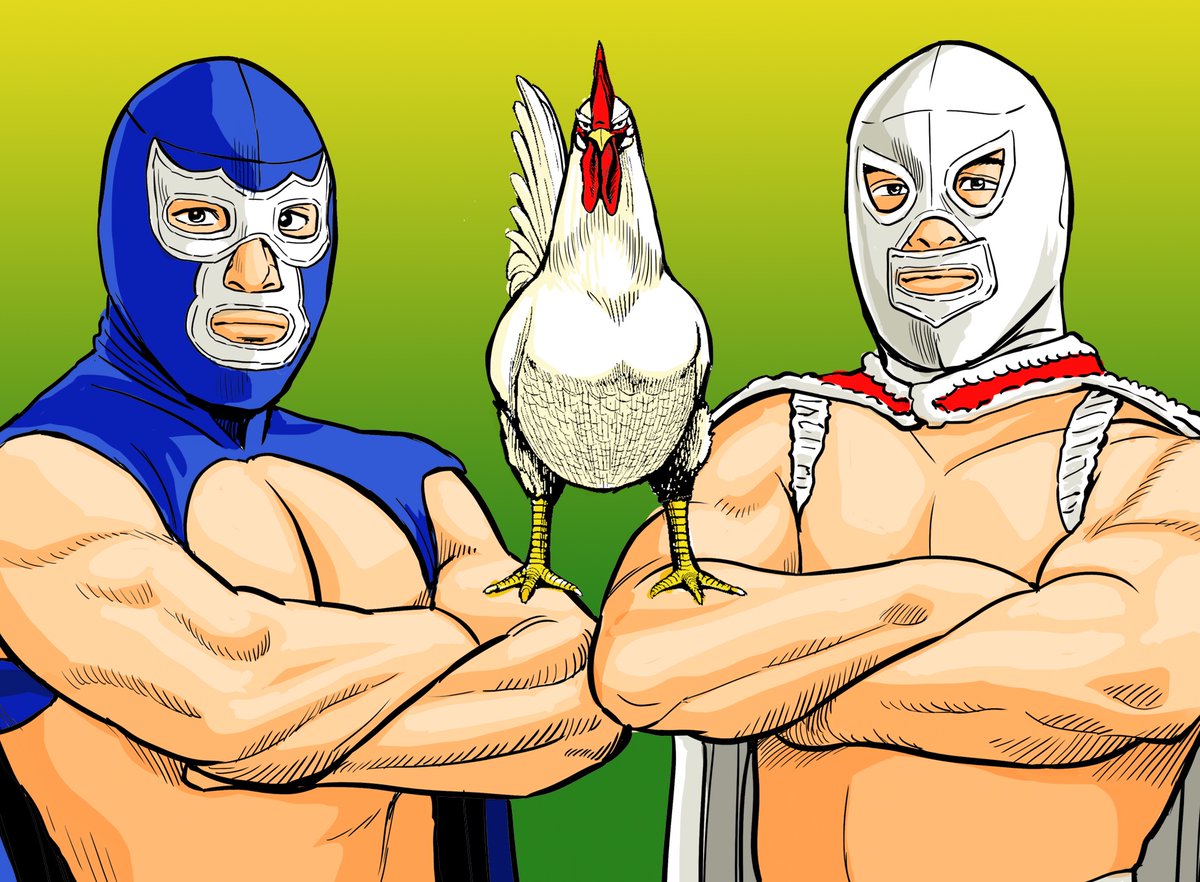 Antes del estreno del anime, reposteo esa ilustración anterior llena de gratitud… ¡edición México!🥰🐓🇲🇽
#roosterfighter