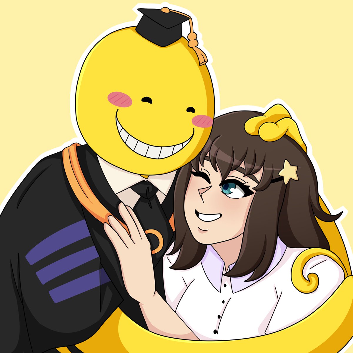 Reaping_Stars's tweet photo. In your arms... I feel safe and protected. Like nothing could ever harm me 💕

「 🌙 」
#yumetwt #yumeship #reapingstars

🎨: https://t.co/nVlCJHQMFU https://t.co/2taDzhdikR