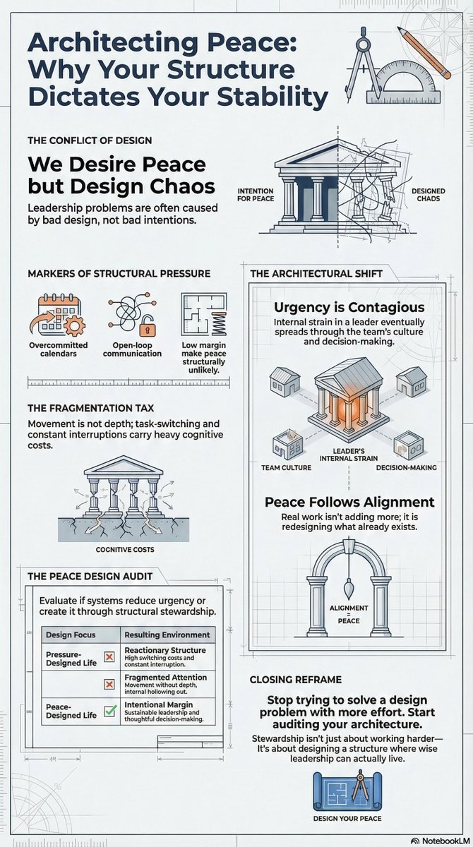 Peace is not accidental. More often than we realize, it is built.