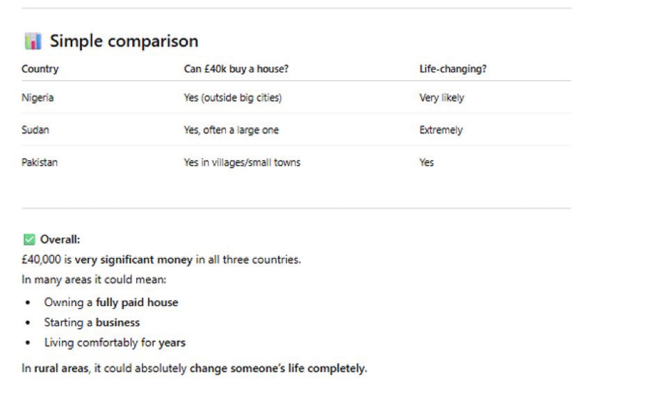 £40k 
To commit a criminal offence
To travel through several safe countries 
To buy a mansion outright 
#RestoreBritian 
#RupertLowe 
#RupertForPM