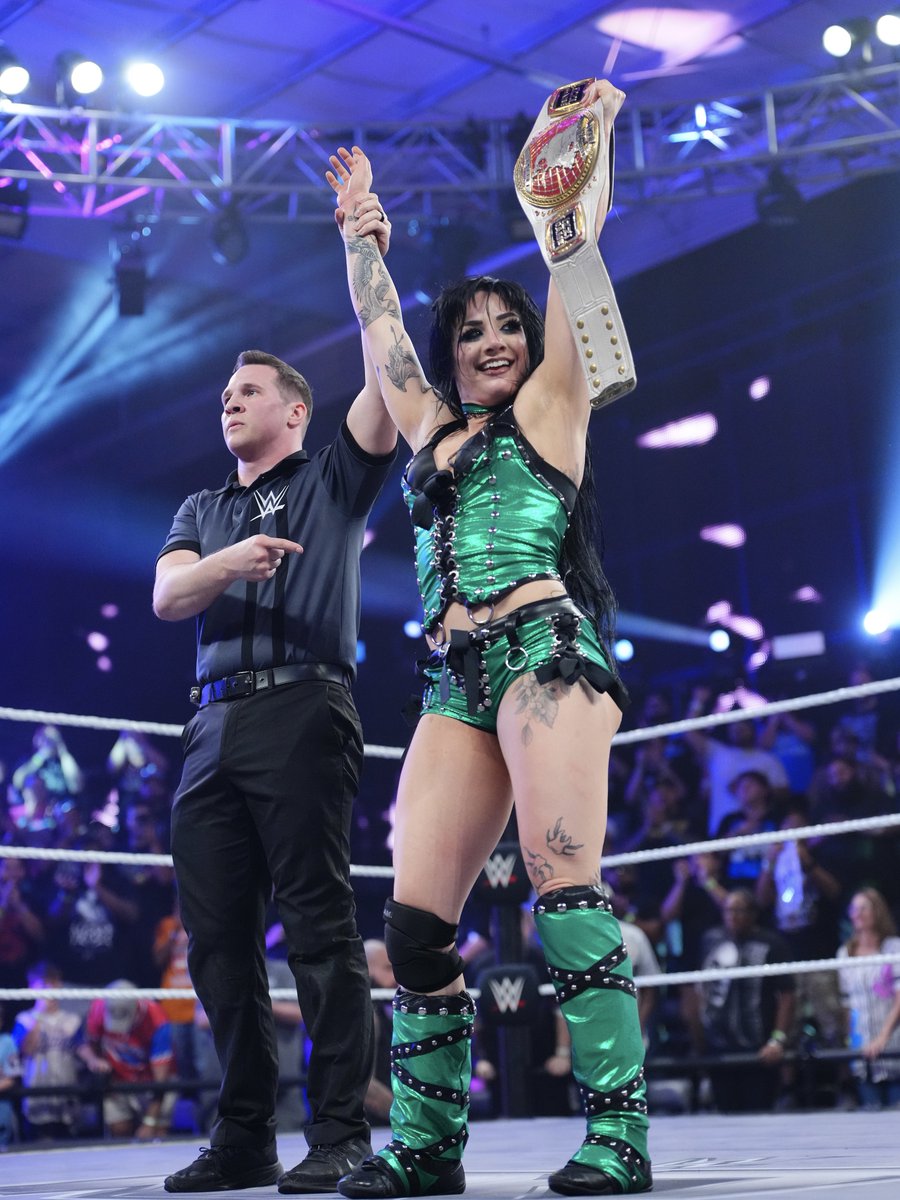 WWENZ's tweet image. #AndNew @TatumPaxley defeated Izzi Dame to win the #WWENXT Women’s North American Championship today at #VengeanceDay! 

FULL RESULTS: wwe.com/shows/nxtple/v…