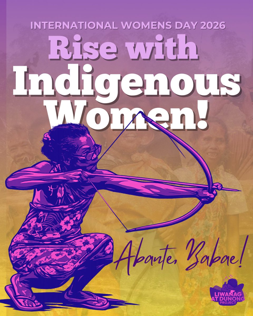 Today we honor the strength and resilience of women—especially #IndigenousWomen defending their lands, cultures, and communities. Despite oppression, they lead the fight for dignity, ancestral land, and justice. When Indigenous women rise, communities rise. #IWD2026