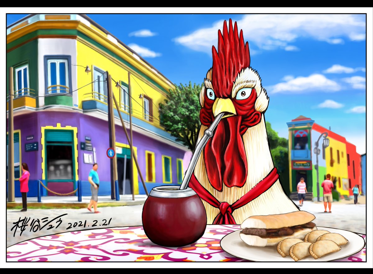 Antes del estreno del anime, reposteo esa ilustración anterior llena de gratitud… ¡edición Argentina! 🥰🐓🇦🇷
#roosterfighter