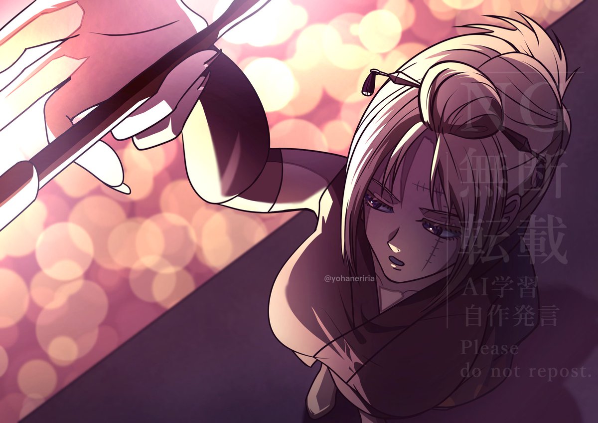 日輪が番人 月詠 参る #銀魂 #gintama #吉原大炎上 #月詠 #絵描きさん