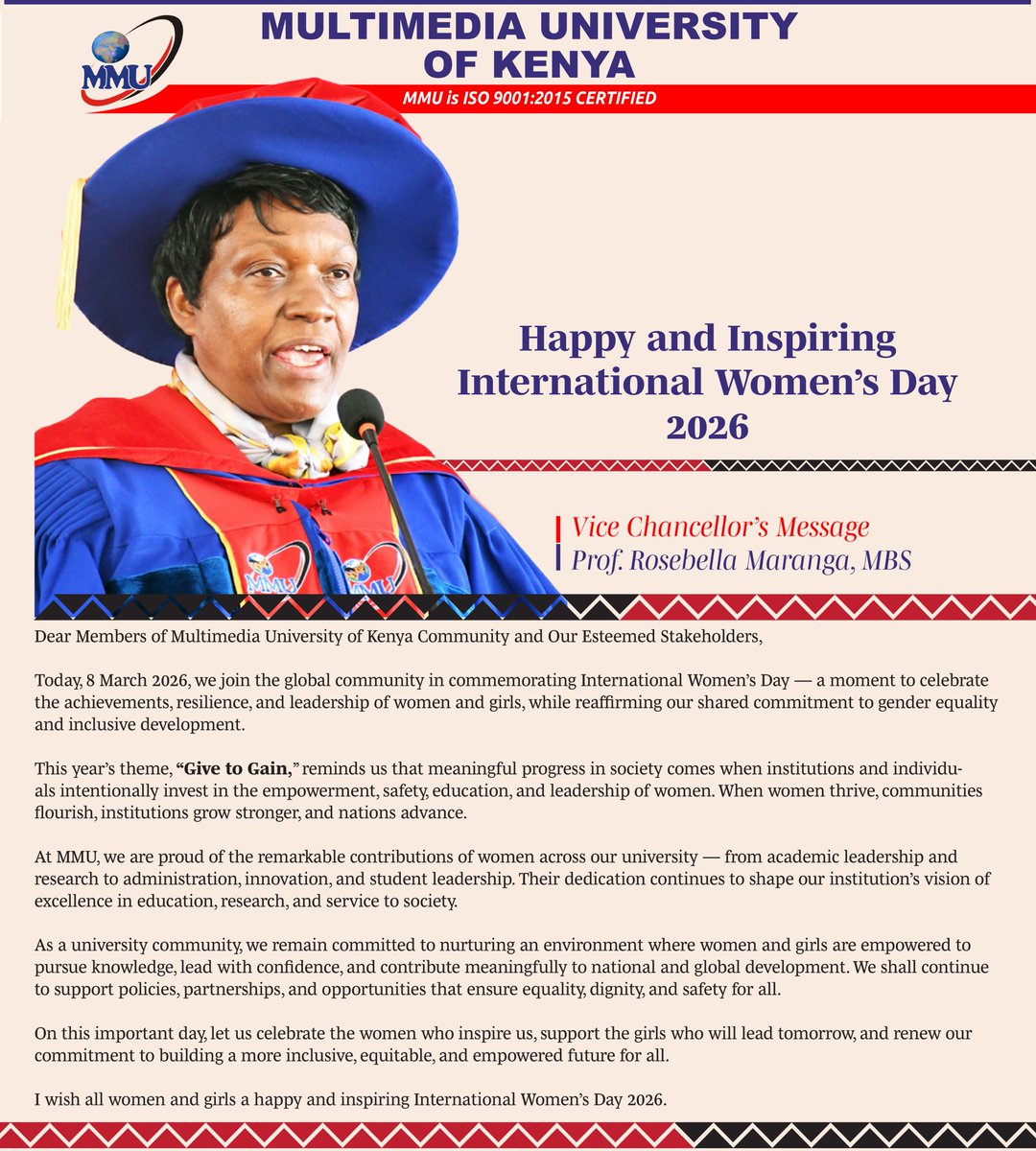 Multimedia University of Kenya tweet media