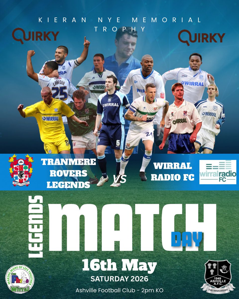 TRFC Legends vs. Wirral Radio FC tweet media