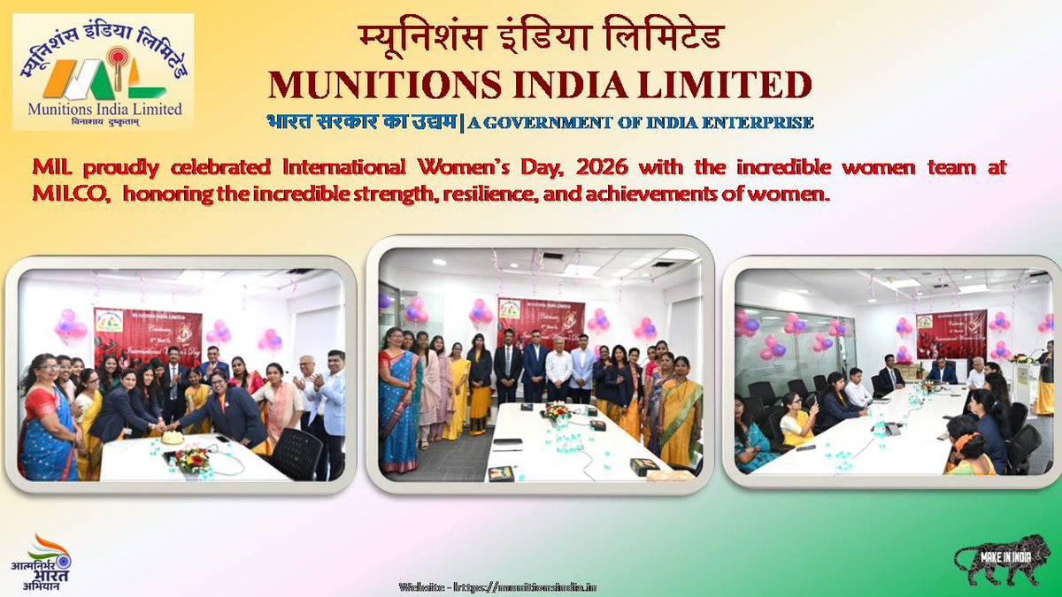 Munitions India Limited (MIL) tweet media