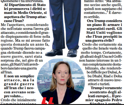 SMaurizi's tweet image. Oggi abbiamo un'intervista speciale sulla guerra in #Iran con una ex funzionaria del Dipartimento di Stato USA che ha una coscienza: si è dimessa durante amm. #Biden per complicità dell'amm. nel genocidio di #Israele: si chiama @AnnelleSheline 
ilfattoquotidiano.it/in-edicola/art…